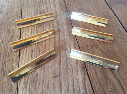 6 x Vintage French Cutlery Rests Gold Plated Boxed Case - Picture 3 of 11
