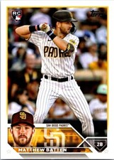 2023 Topps Update Matthew Batten Rookie San Diego Padres #US38