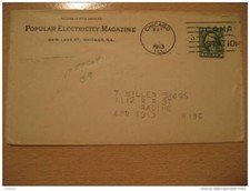 USA Chicago 1913 Magazine Electricite Electricity Physique Physics FISICA PHYSIK