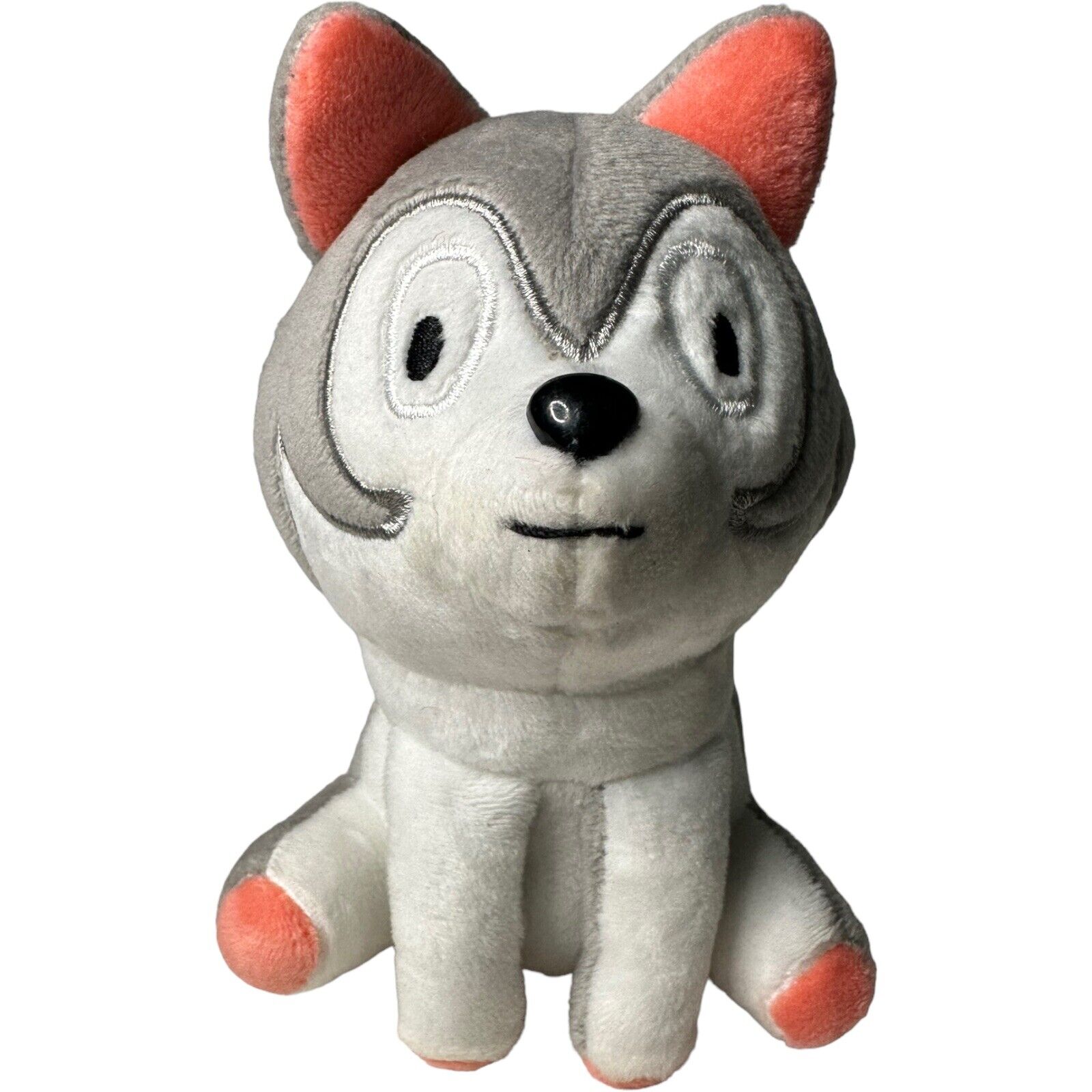 G.I. Joe Timber Wolf Plush (Snake Eyes Pet) Hasbro 2020 Stuffed Animal 6” Gray