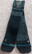New Stance Freshtek Performance Socks Size Medium Blue "Sidewinder"