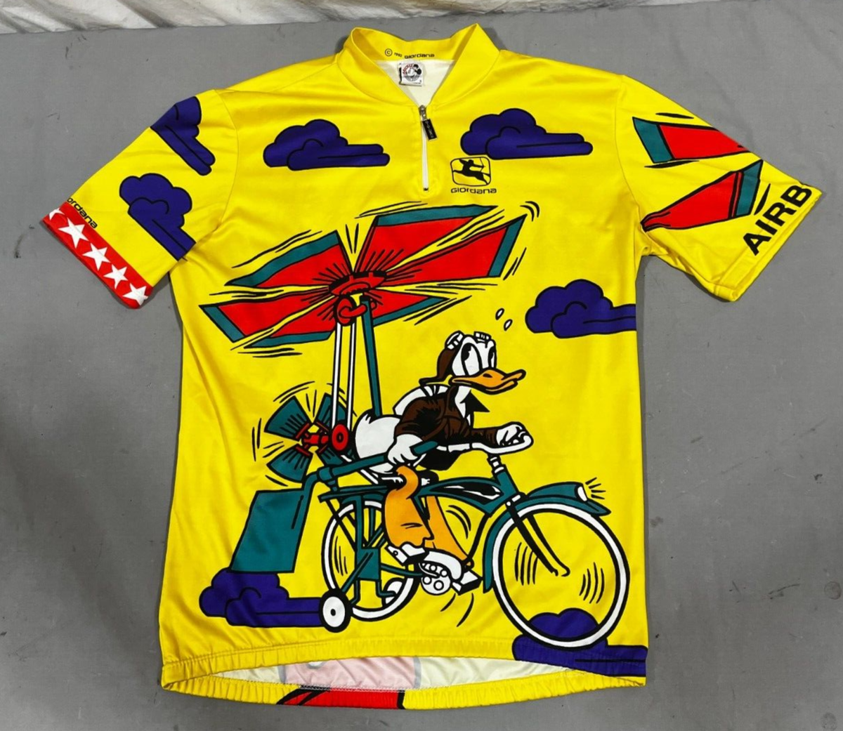 Vintage 1992 Giordana Disney Donald Duck Mickey Airborne Vintage 1992 Giordana Disney Donald Duck Mickey Airborne