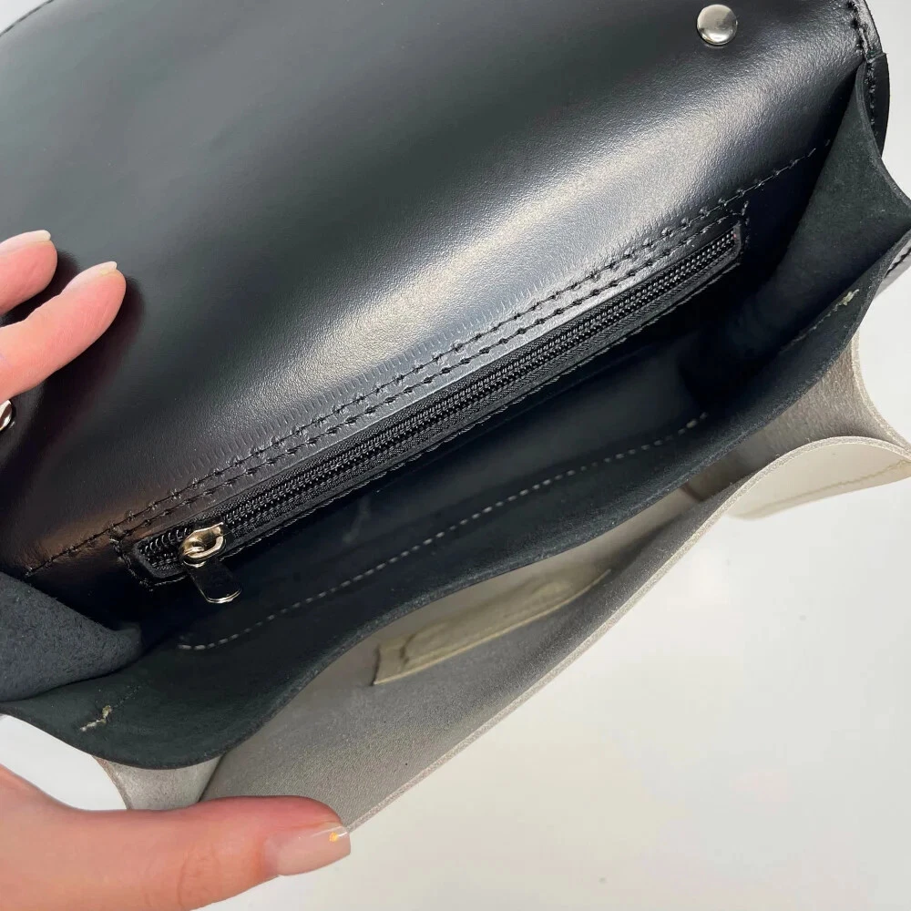 COACH Borsa a mano donna tracolla pelle multicolore turchese nera bianca tracolla