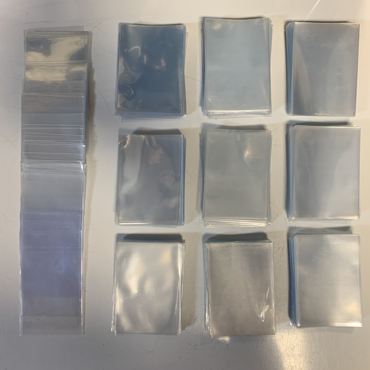 200 Soft Plastic Trading Card Protective Sleeves for 3x4 Clear Top Loaders  Lot