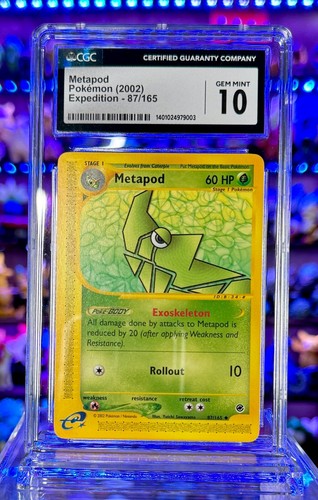 Metapod graded CGC 10 for sale on eBay