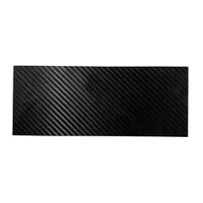 Gloss Black Real Carbon Fiber Twill Sheet Panel Plate Plain 1.5mm x 100 x 250mm
