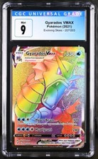 Gyarados VMAX Rainbow Secret CGC 9 MINT Pokemon (2021) Evolving Skies #207/203