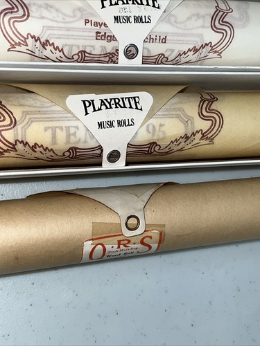 Lettore Pianoforte Carta Musica Rotoli Lotto di 23 QRS Playrite Vocalstyle (S8) - Foto 12 di 15