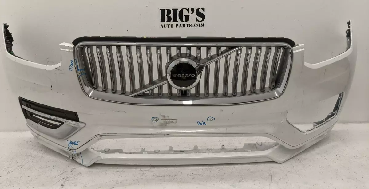 2016 2017 2018 2019 VOLVO XC90 FRONT BUMPER COVER OEM USED WHITE