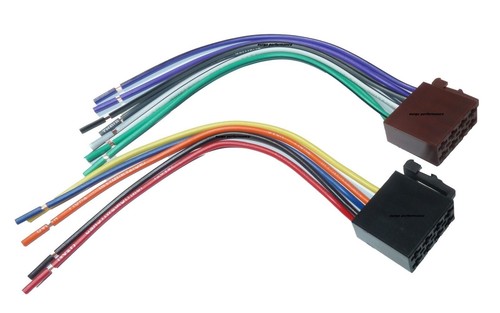 Din Iso Coche Radio Adaptador Cable Enchufe 16 Pin Corriente para VW Audi Opel - Imagen 3 de 6