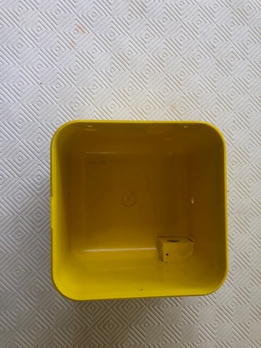 PER RADIO CUBO BRIONVEGA TS 502, GUSCIO LATO ANTENNA GIALLO- NUOVO - Foto 5 di 6