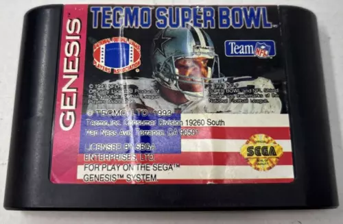 Tecmo Super Bowl (Sega Genesis, 1993) 