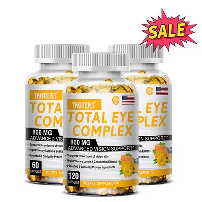 Total Eye Complex with Lutein, Bilberry & Zeaxanthin Support vision 30/60/120ct
