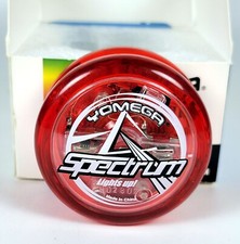 Retro Red Yomega Spectrum Light Up YO-YO in Original Box With 2 Extra Strings