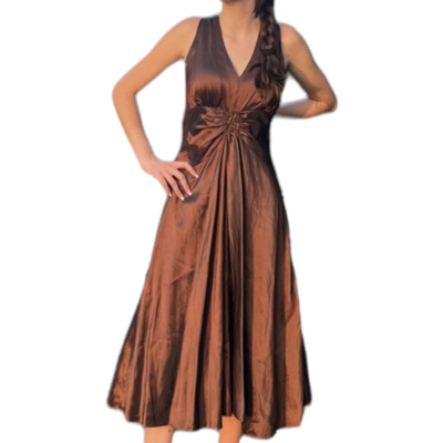 Jessica Howard Copper Prom Dress sz 8 | eBay