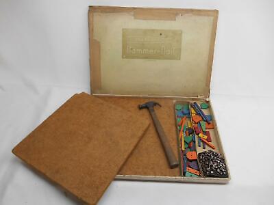 Antique PLAYSKOOL HAMMER-NAIL PRETEND PLAY BUILDING CONSTRUCTION SET COMPLETE | eBay