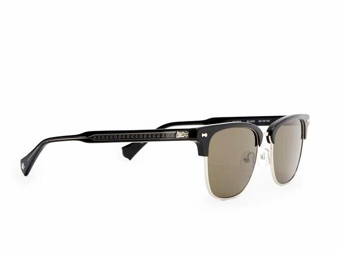 ソンファ John varvatos アティサンブラック♡ John Varvatos Eyeglasses V401 Black Tortoise 49mm Leather