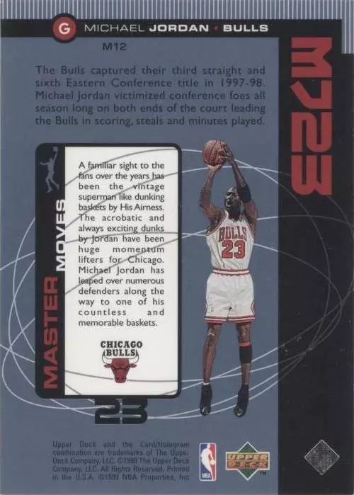 1998-99 Upper Deck - Michael Jordan #M12
