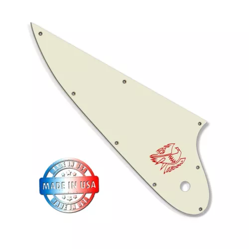 Parchment 3 Ply Pickguard for 1963-1965 Gibson Firebird + Firebird Decal