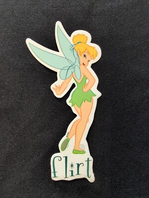 Disney Tinkerbell Flirt Bumper Sticker Vinyl Decal 4''x2''