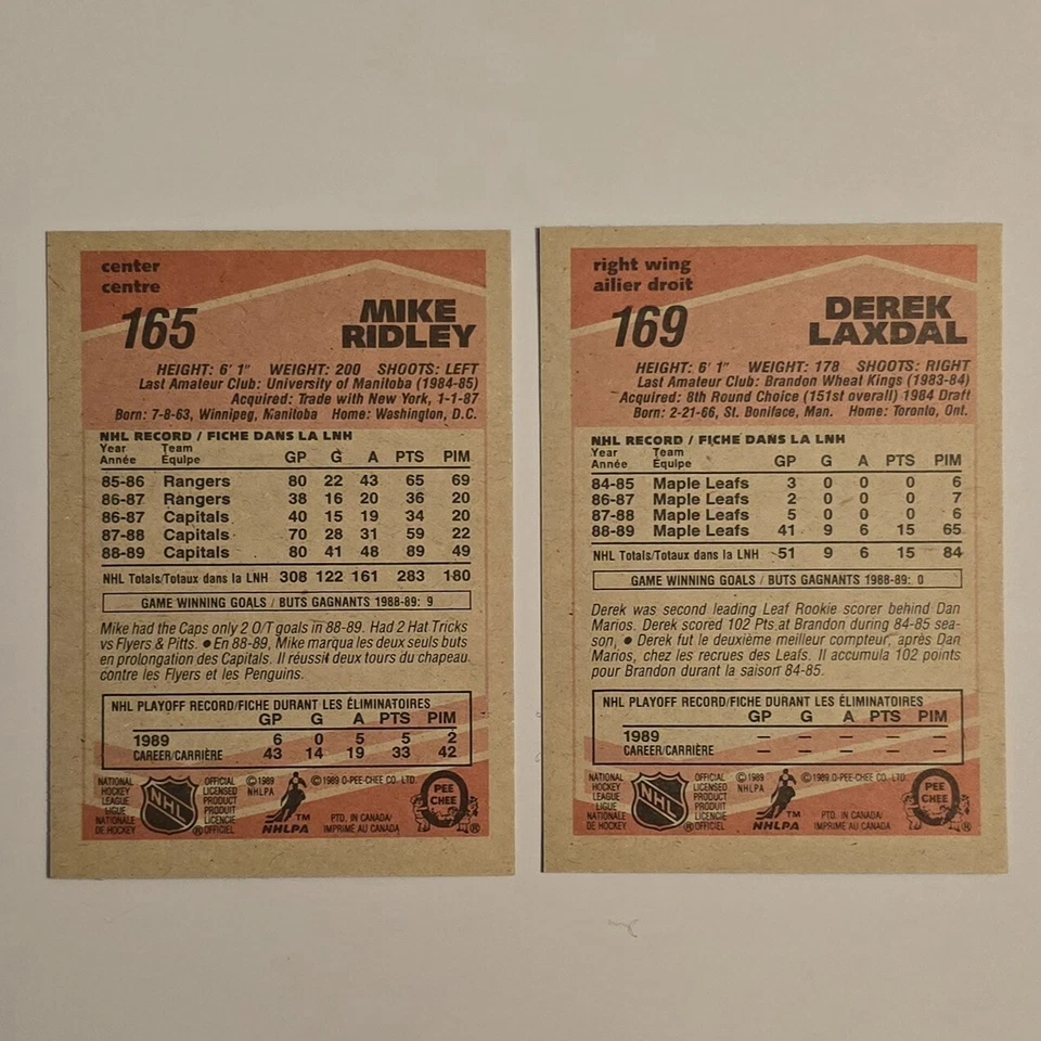 1989 O-Pee-Chee NHL Complete-Your-Set Pick a Card #2-169 (Ungraded - Near Mint) - Image 4 of 4