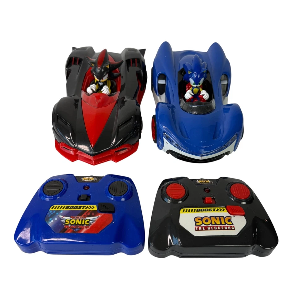 Sonic The Hedgehog RC Cars Shadow 2.4 GHz Radio Control Racer Set of 2 Kids Toy - Image 2 of 4