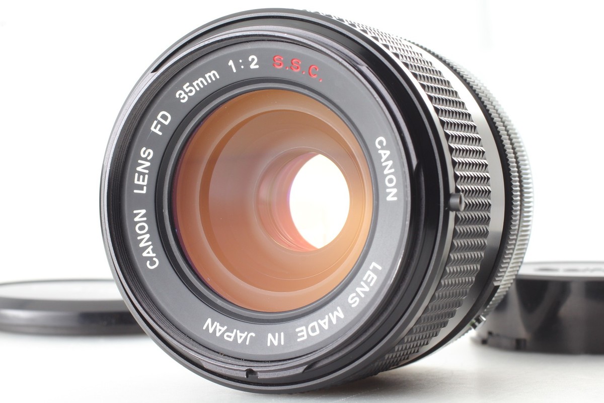 Rare O Concave [ MINT ] Canon FD 35mm f2 S.S.C. SSC Wide
