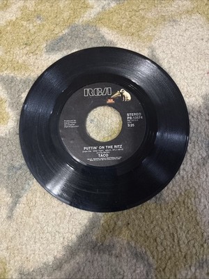 TACO   PUTTIN' ON THE RITZ/LIVIN IN MY DREAM WORLD RCA RECORDS VINYL 45 79-78