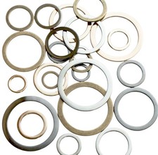 Welded Flat Metal O-Rings – Silver, Gold, Bronze, Black | Leathercraft Buckles