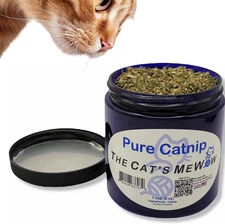 100% Pure Catnip - All Natural, Non-Addictive Treat for Cats & Kittens