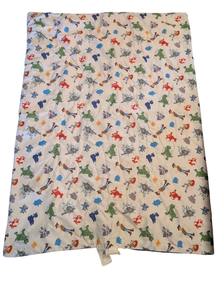 Disney Toy Story 4  Blue, Green, Yellow Toys in Action 4 Piece Toddler Bed Set - Image 3 of 4