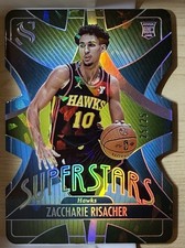 24-25 Panini Silhouette - Superstars Zaccharie Risacher #22 Cracked Ice /25 (RC)
