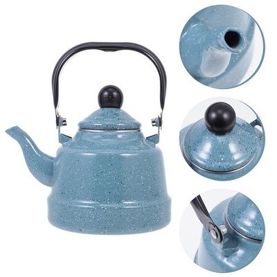 Retro-emaille-wasserkocher Wasserkochern Dekorative Teetöpfe