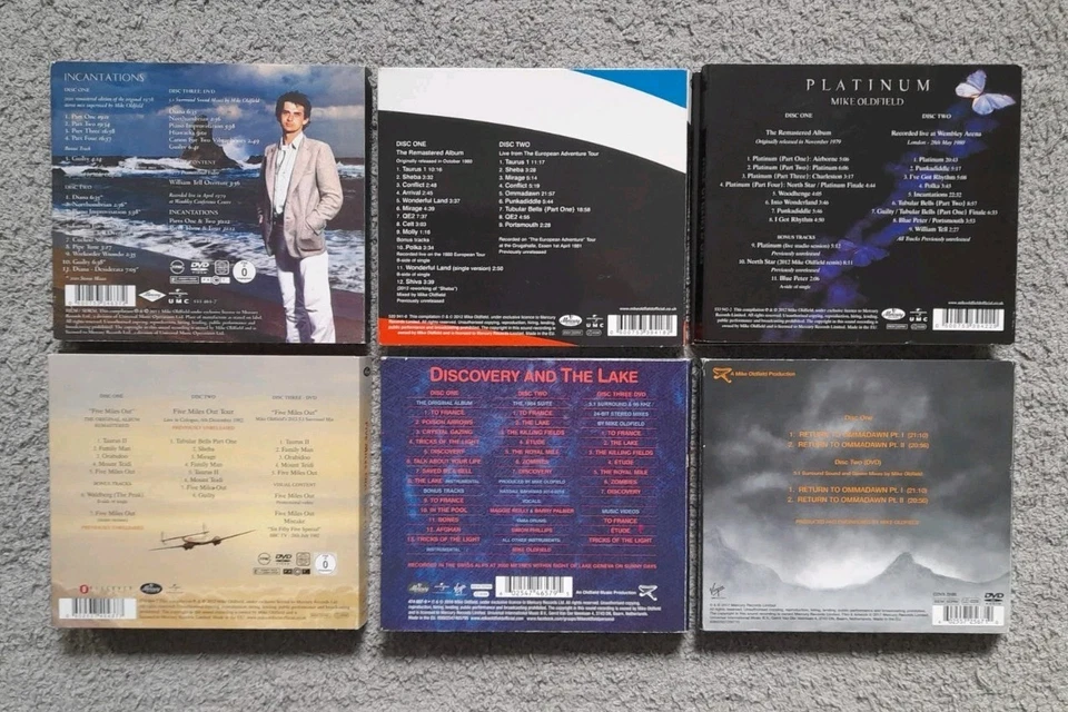 MIKE OLDFIELD - 6 DELUXE-Editionen! Incantations, QE2, Platinum, Discovery... - Bild 2 von 4
