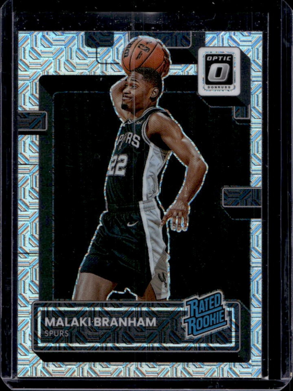 2022-23 Donruss Optic Malaki Branham Choice Rated Rookie #222 Spurs