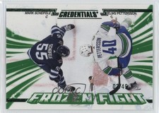 2024-25 Credentials Frozen Fight Green 3/49 Mark Scheifele Elias Pettersson 0tc8