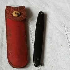 Altes Miniatur Rasiermesser  in Tasche J.KUNHÄUSER