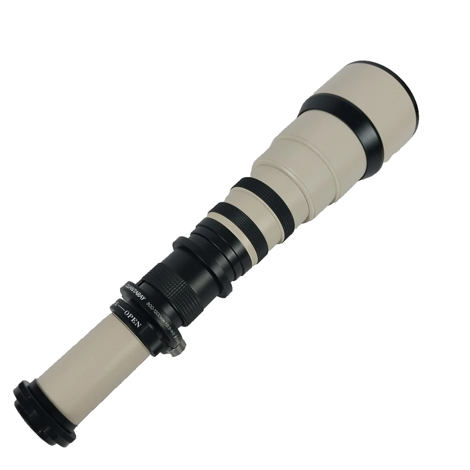 Quantaray 800-1200 mm Telephoto Zoom Lens - Image 2 of 4