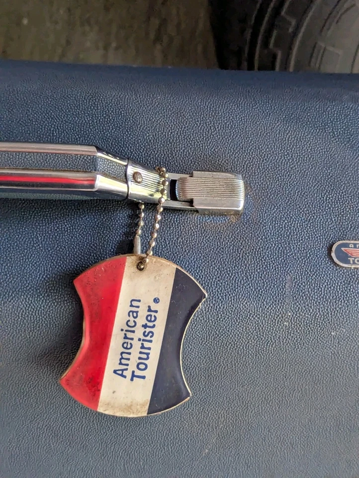 Vintage Retro American Tourister 44” Hard Large Garment Carrier Bag Luggage  - Image 3 of 4