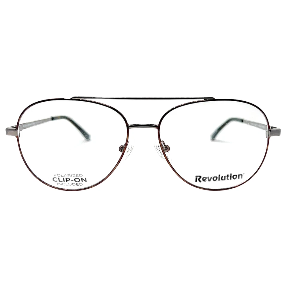 REVOLUTION - BENTON TOR 56/15/140 - NEW Authentic EYEGLASSES & POLAR SUN CLIP - Image 3 of 4