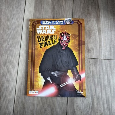 Star Wars Darkness Falls Darth Maul Coloring Big Fun Book To Color