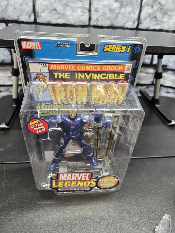 ToyBiz Marvel Legends серия 1 полный набор с вариантами 6 экшн-фигурок 2002 - Изображение 3 из 4