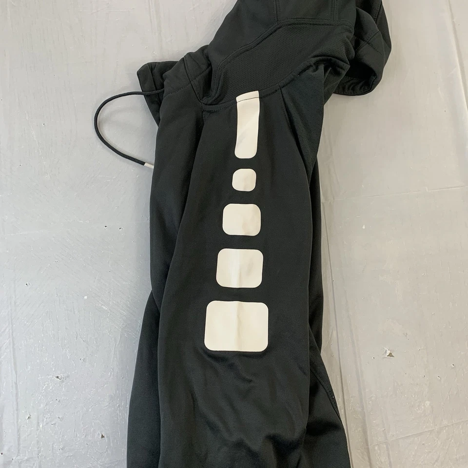 Jaqueta com capuz Nike Elite feminina cinza ajuste térmico zíper completo tamanho bolsos médios - Imagem 4 de 4