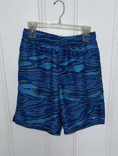Nike Blue Camo Swim Trunks