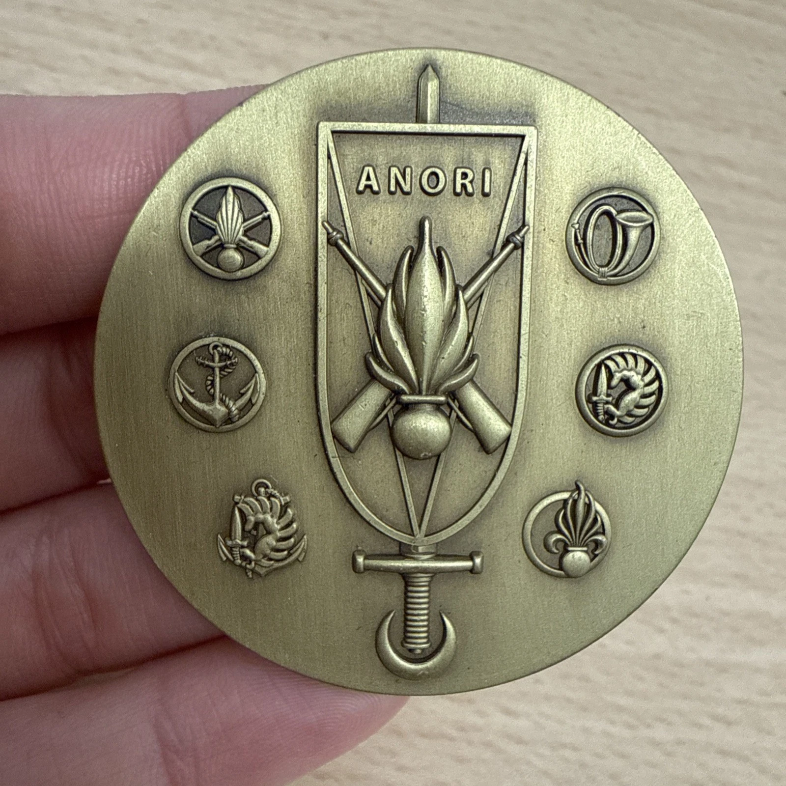 Médaille Association Nationale Des Réservistes De L’Infanterie ANORI GLF