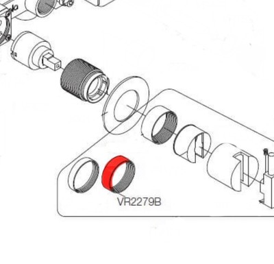 Vola VR2279B-16 Polished Crome
