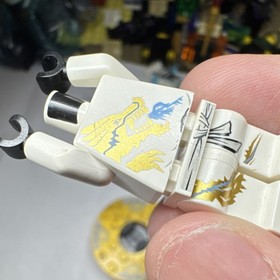 Lego Ninjago Minifigures Zane Dx Njo0018 TWO TORSO TWO LEGS and Spinner.From2260