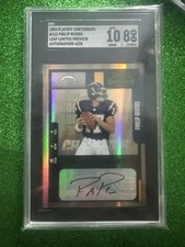 2004 Philip Rivers Contenders Rc 4/25 Sgc 8 