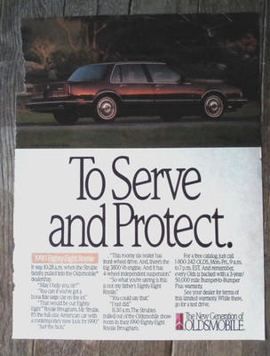 1990 Oldsmobile Eighty-Eight Royale Brougham Print Ad