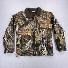 Columbia PHG Camo Jacket Men’s Medium Hunting Fleece Lined Breakup Country